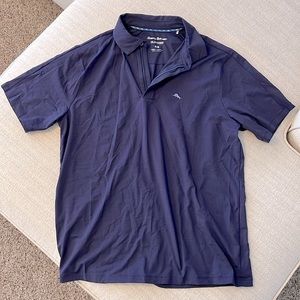 Men’s Tommy Bahama polo. Navy blue. Size M.